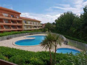 Appartement T3 avec Mezzanine, 6 couchages, piscine, parking, animaux acceptés - Argelès-sur-Mer - FR-1-388-83